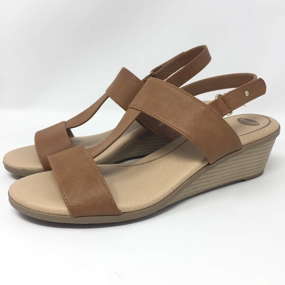 Dr. Scholl's Shoes - EUC Dr. Scholl’s Gia Tan Wedge Sandal